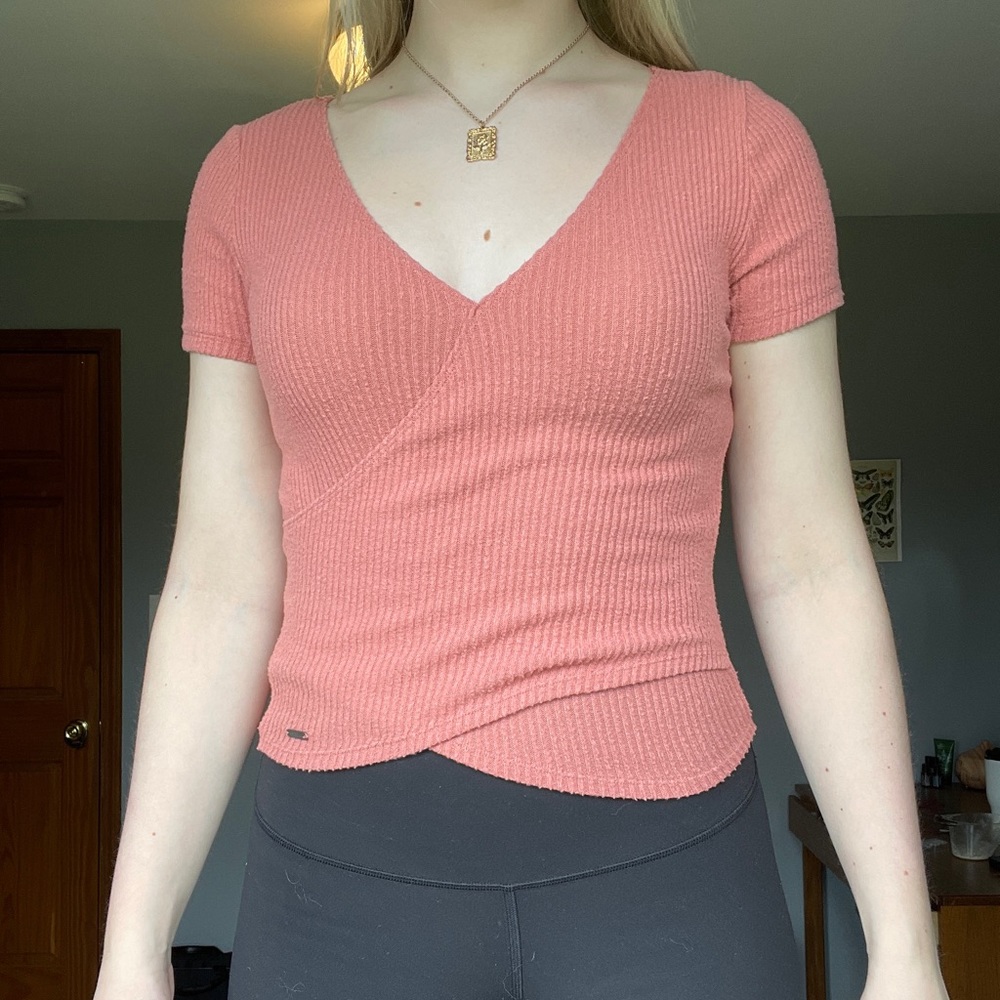 Hollister wrap top